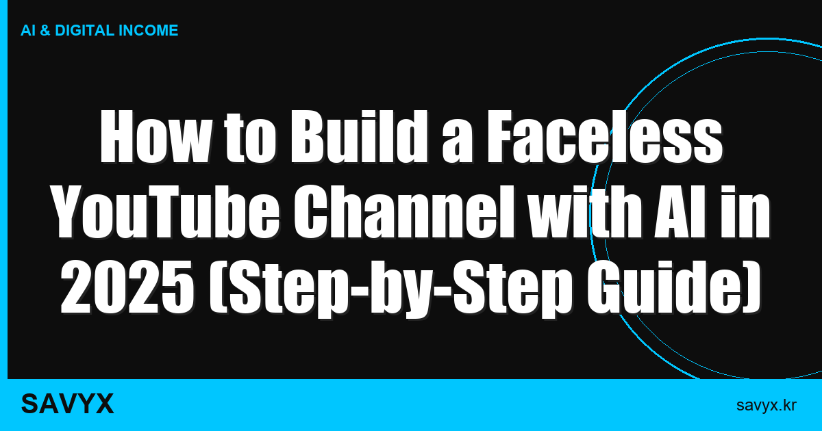 How to Build a Faceless YouTube Channel with AI in 2025 (Step-by-Step Guide)