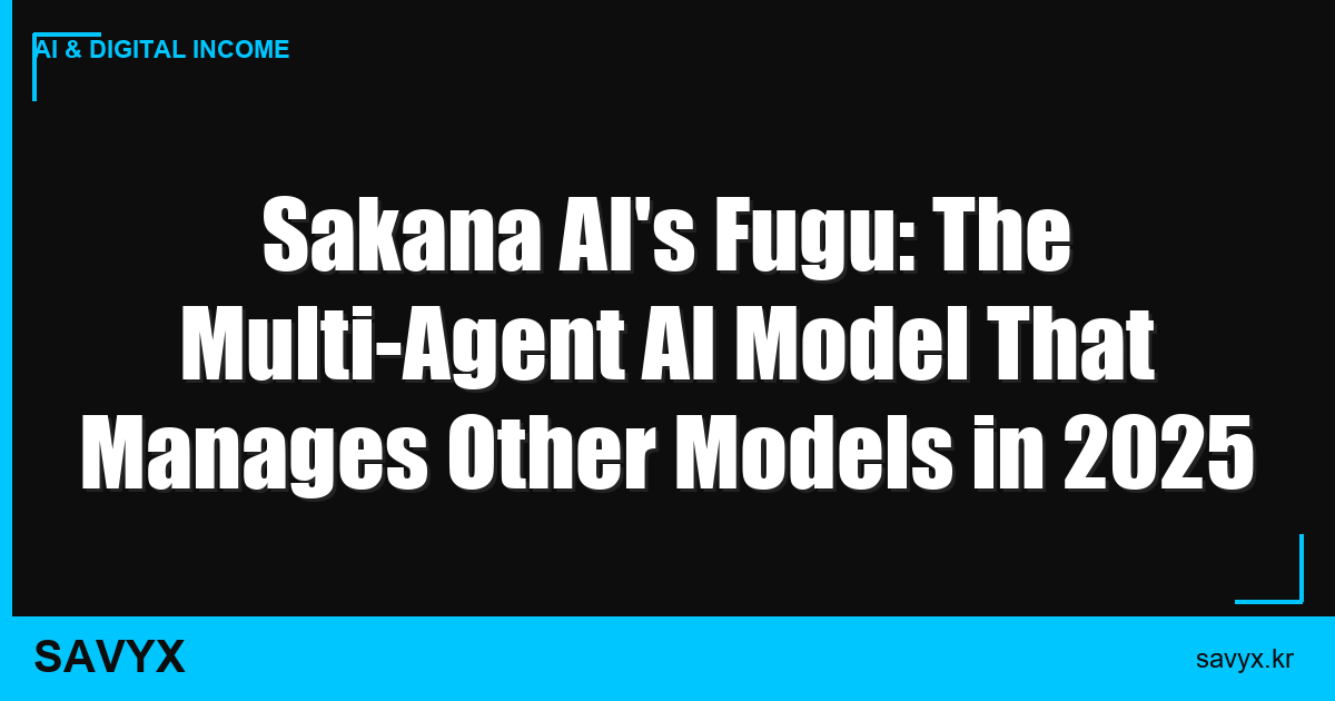 Sakana AI’s Fugu: The Multi-Agent AI Model That Manages Other Models in 2025