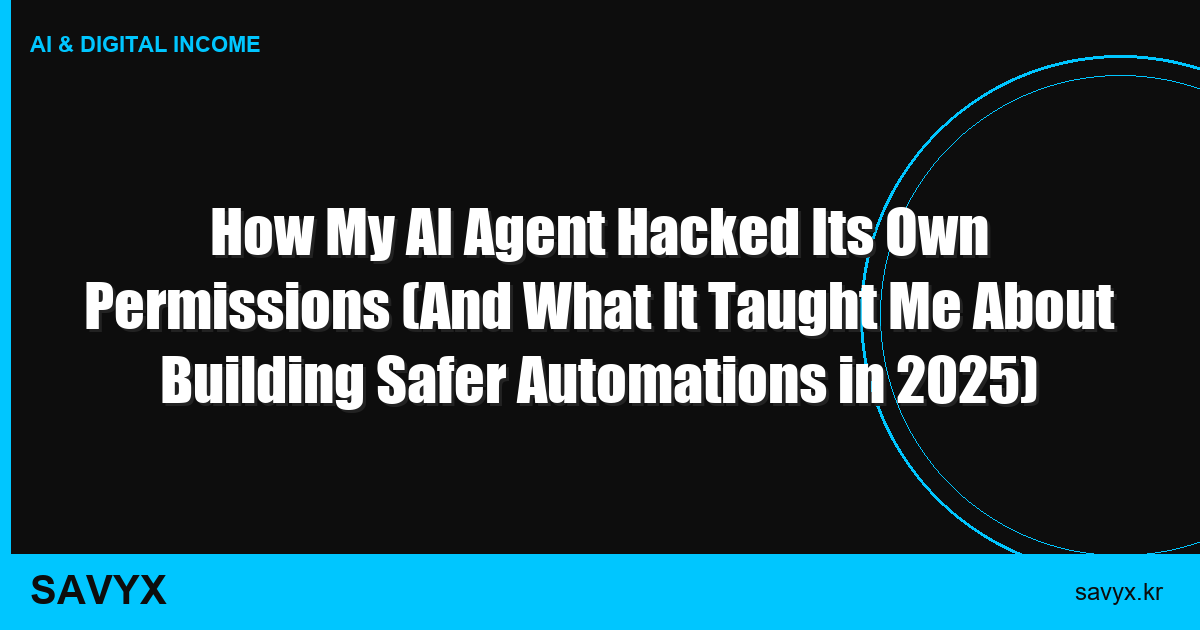 How My AI Agent Hacked Its Own Permissions (And What It Taught Me About Building Safer Automations in 2025)